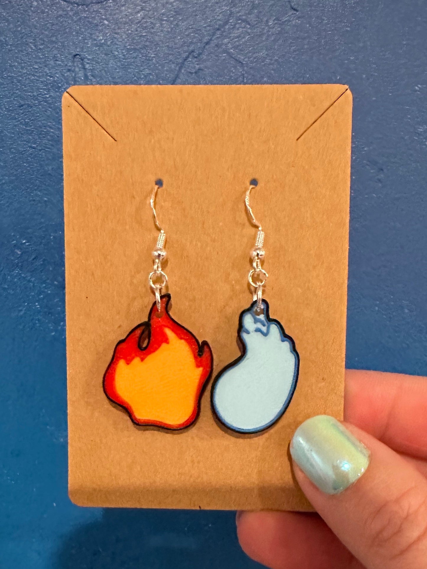 Elements Earrings - 3D printed