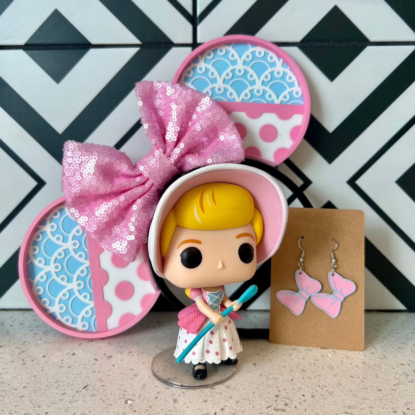 Little Bo Peep Mouse Ears - 3D printed