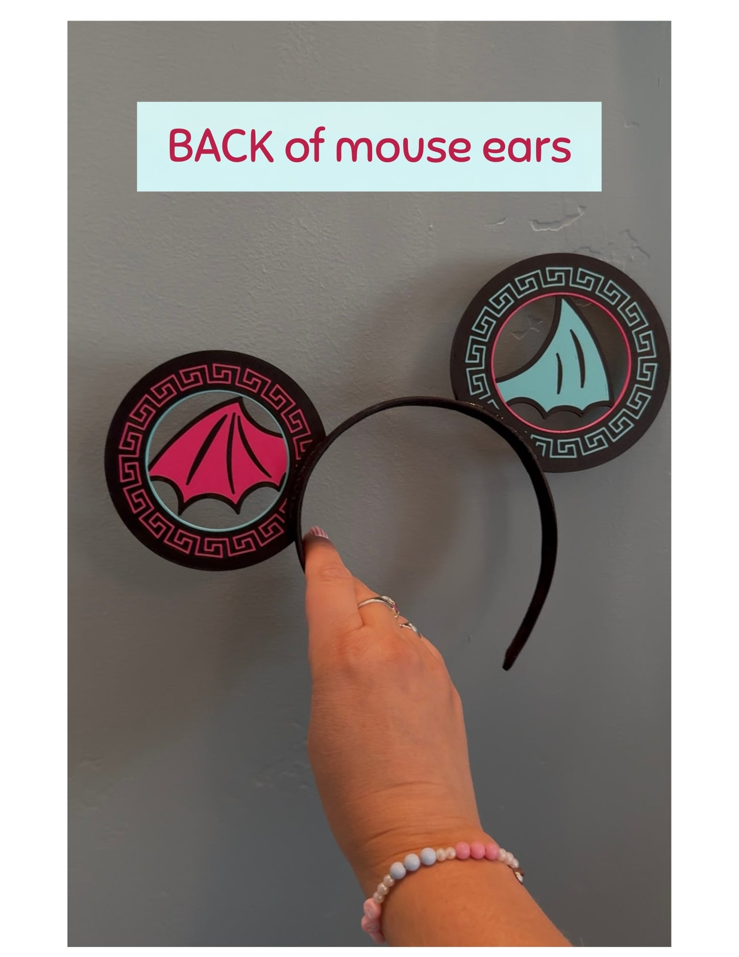 Lord of the Underworld Minions Mouse Ears Headband - 3d printed