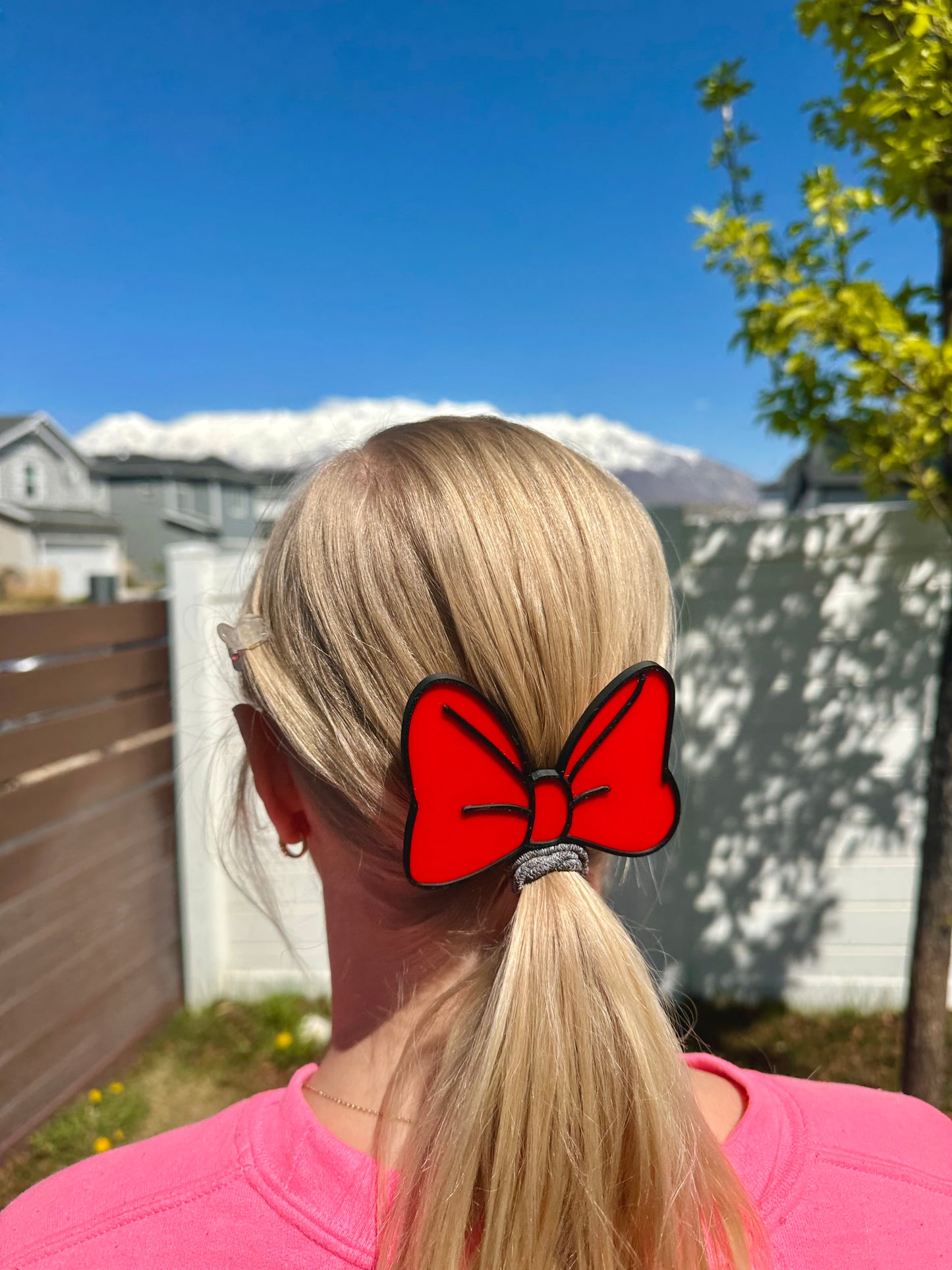 Big Cartoon Bow Hair Barrette