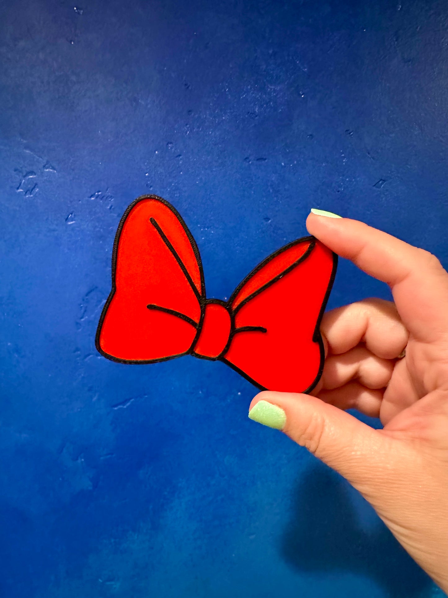 Big Cartoon Bow Hair Barrette