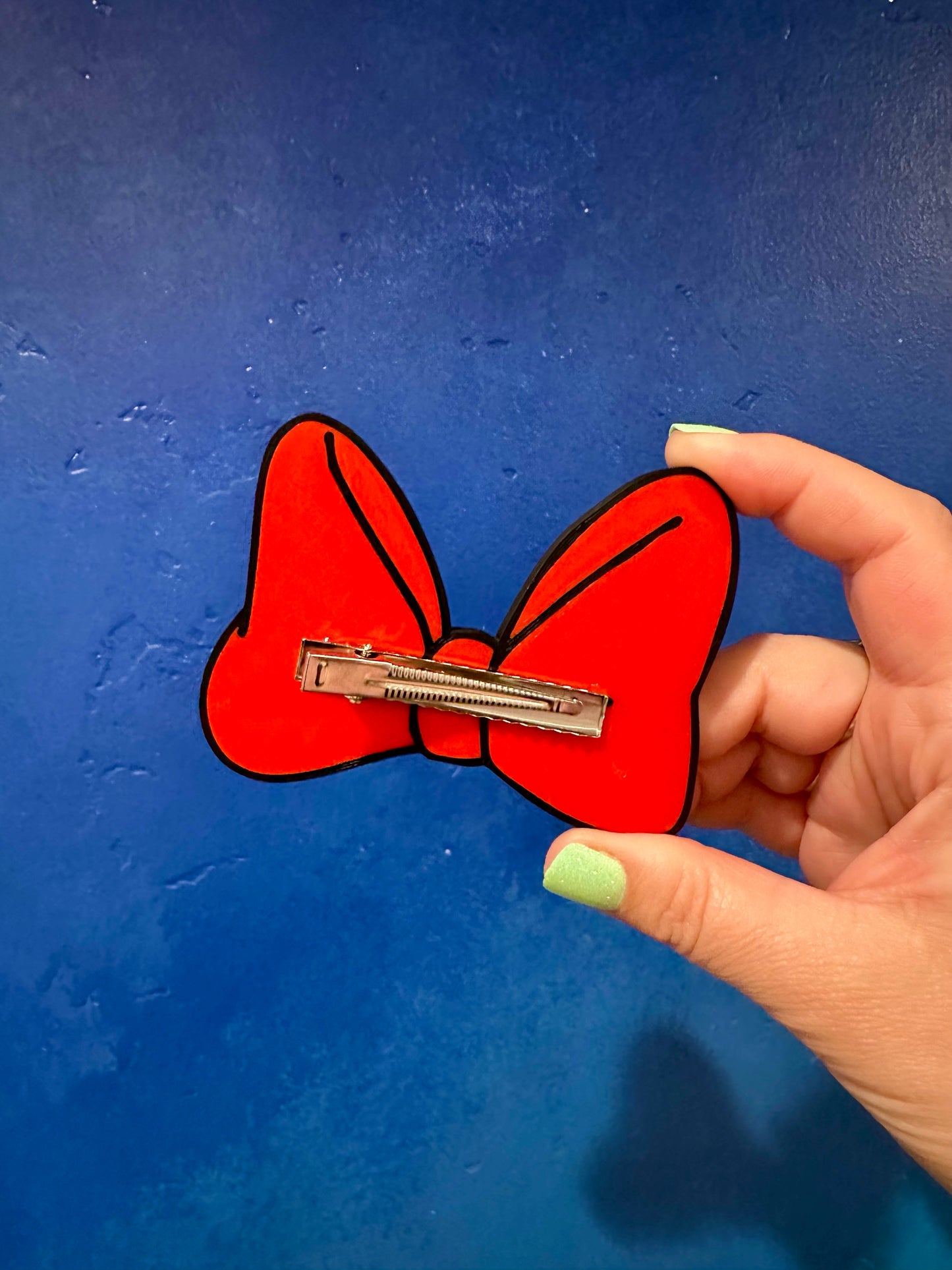Big Cartoon Bow Hair Barrette