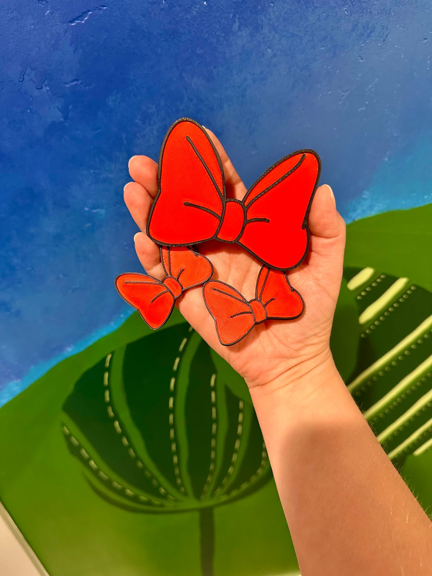 Big Cartoon Bow Hair Barrette