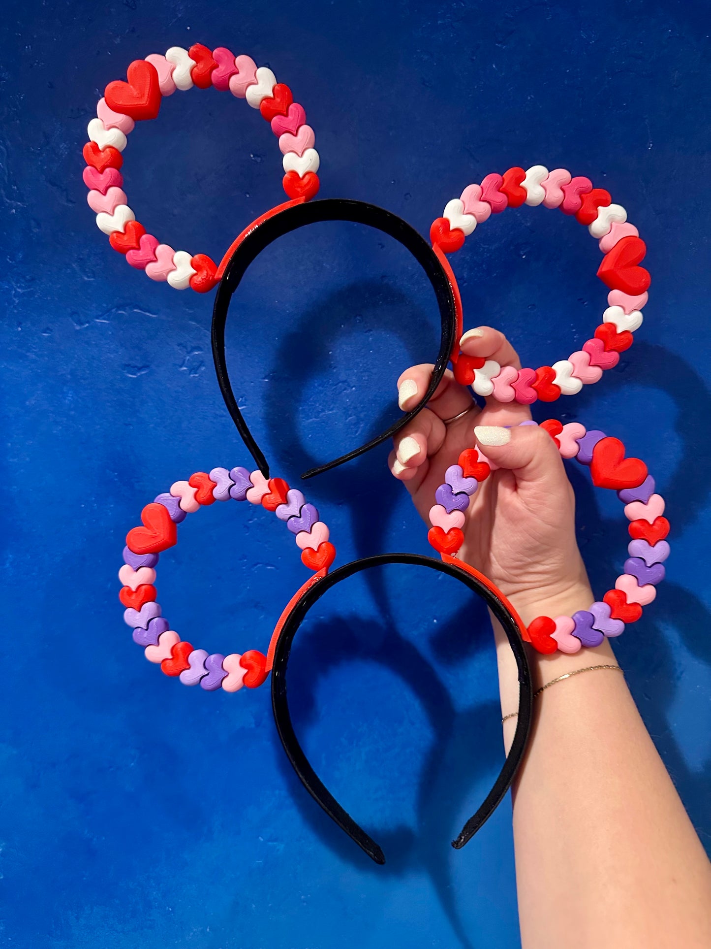 Heart Mouse Ears Headband - 3d printed