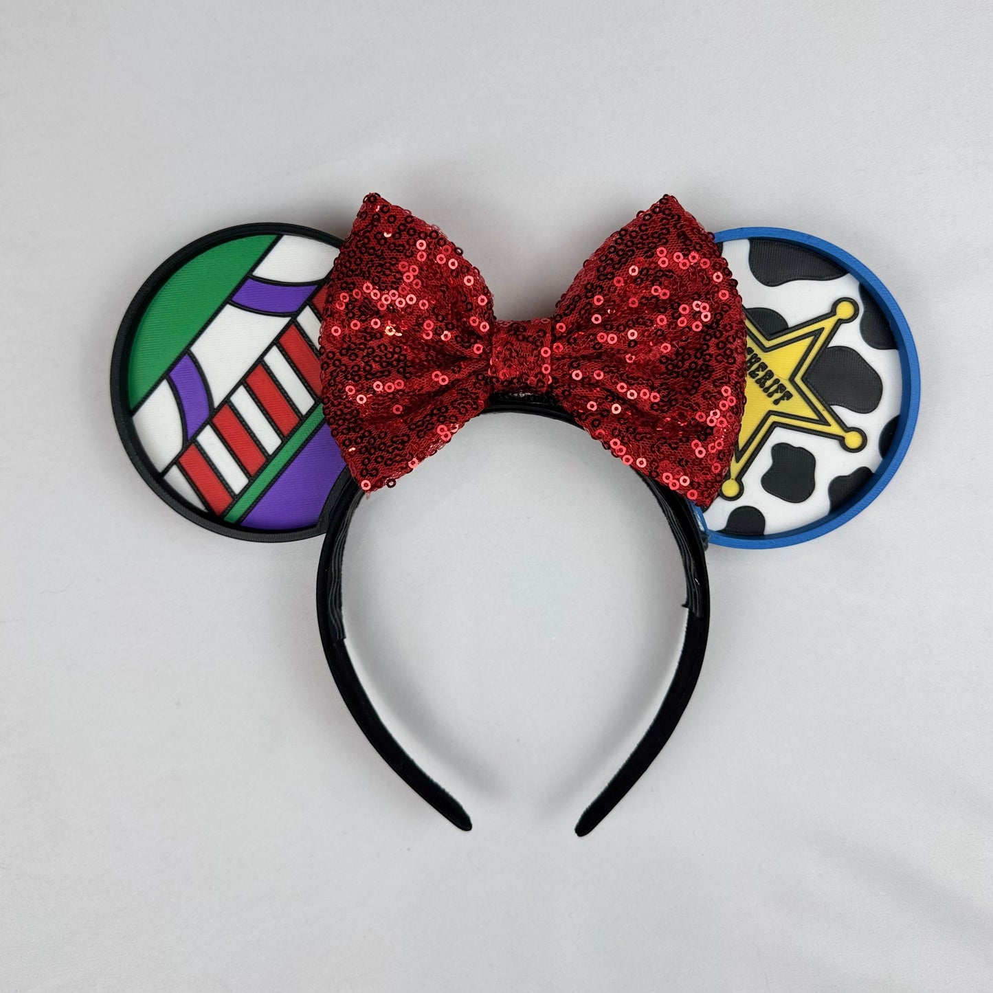 Cowboy and Space Ranger Mouse Ears Headband - 3d printed