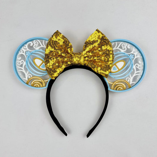 Midnight Princess Mouse Ears Headband - 3d printed