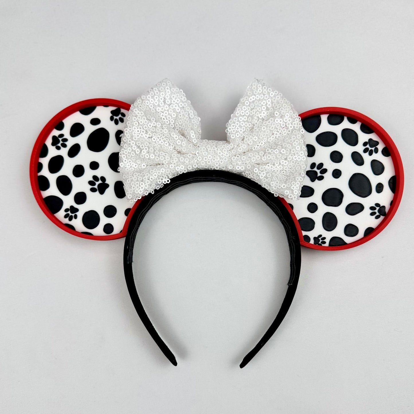 Dalmatian Mouse Ears Headband - 3d printed
