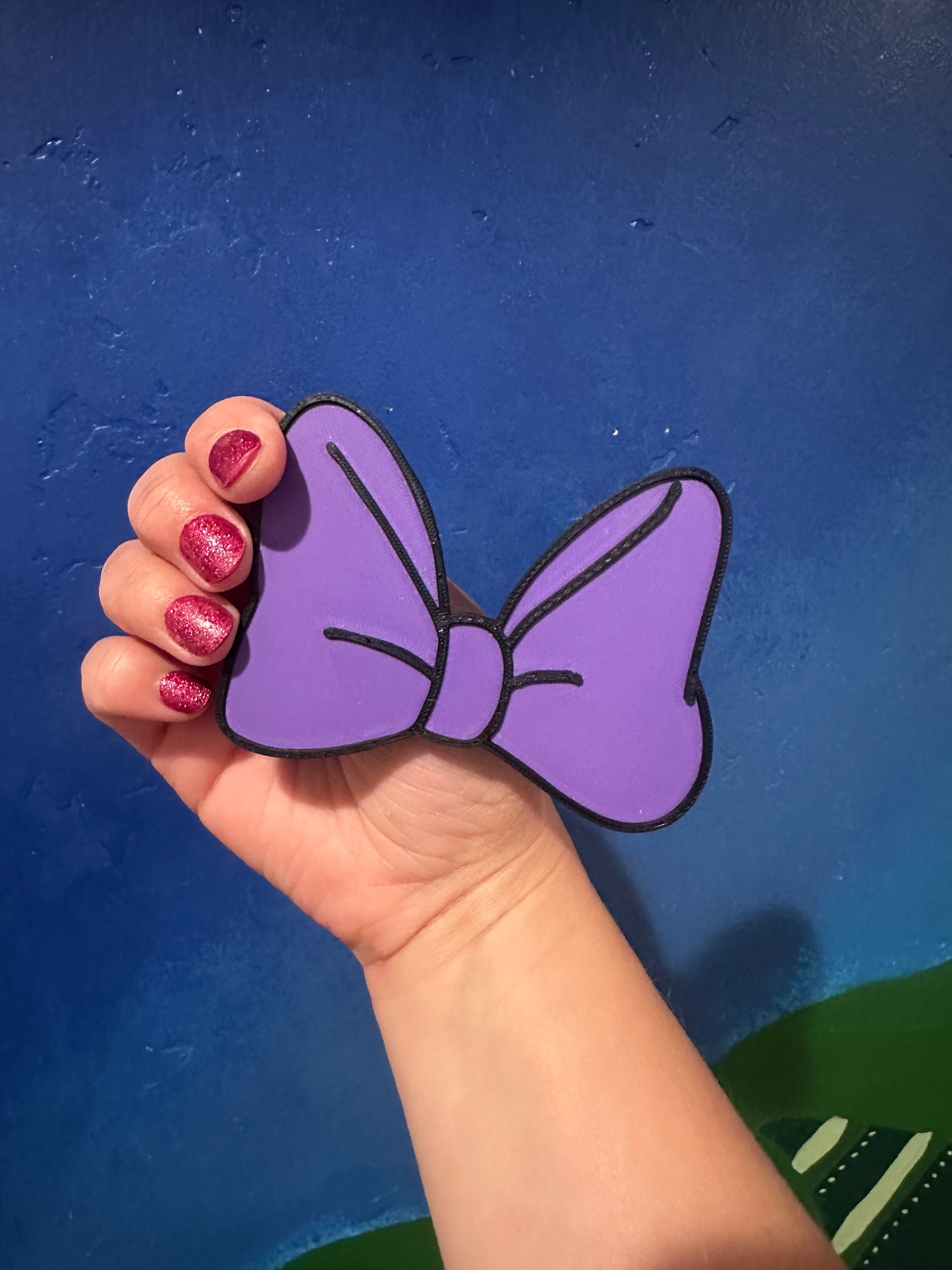 Big Cartoon Bow Hair Barrette