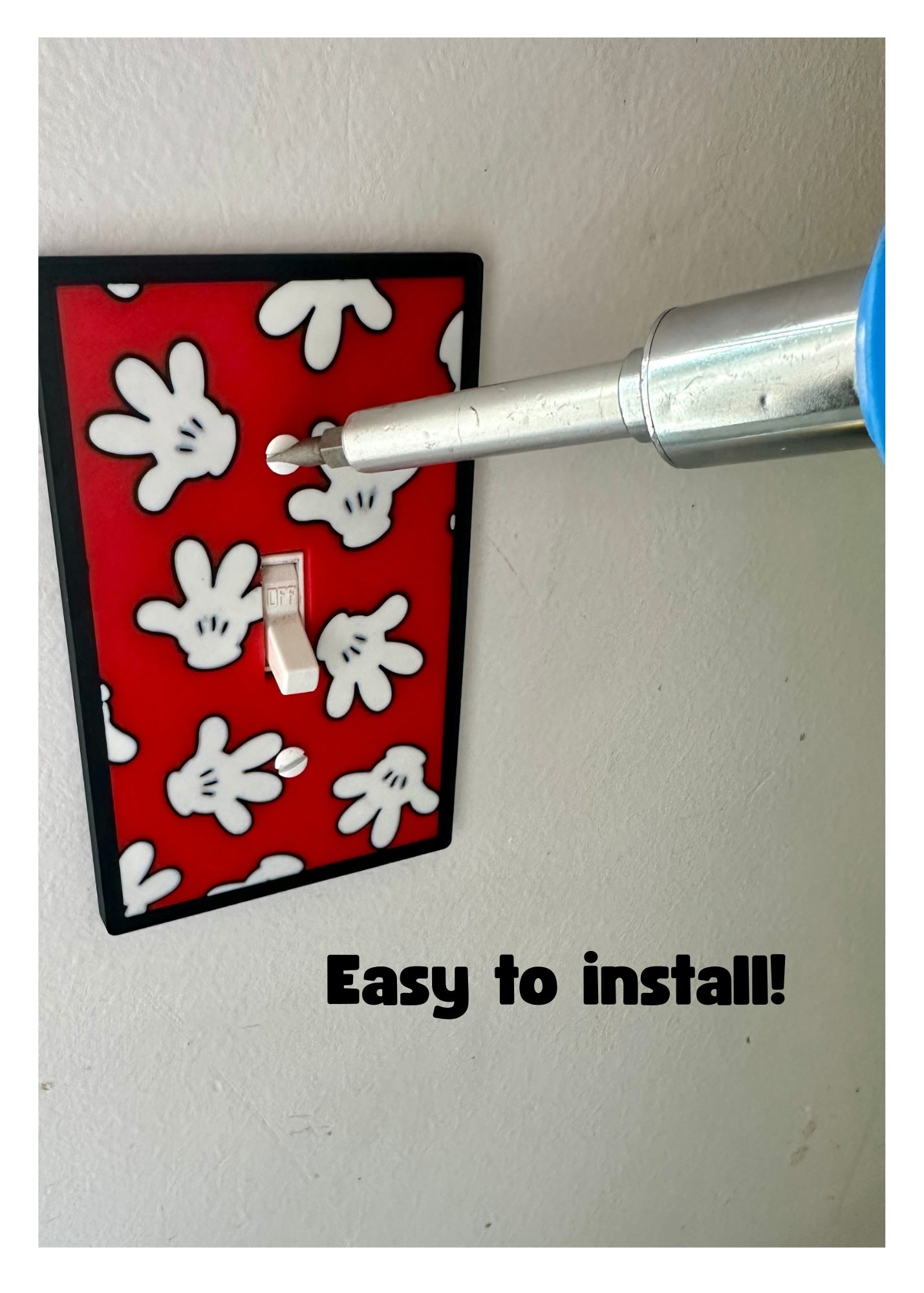 Main Mouse Outlet/Light Cover - 3d printed