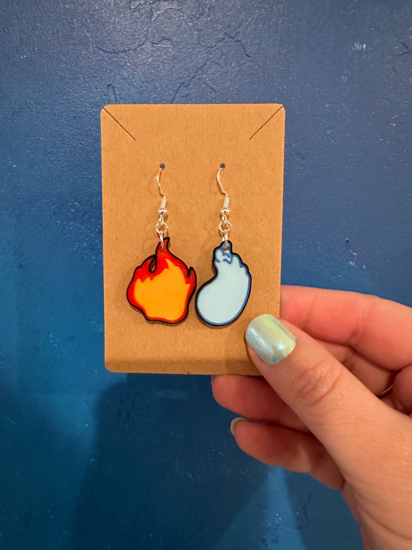 Elements Earrings - 3D printed