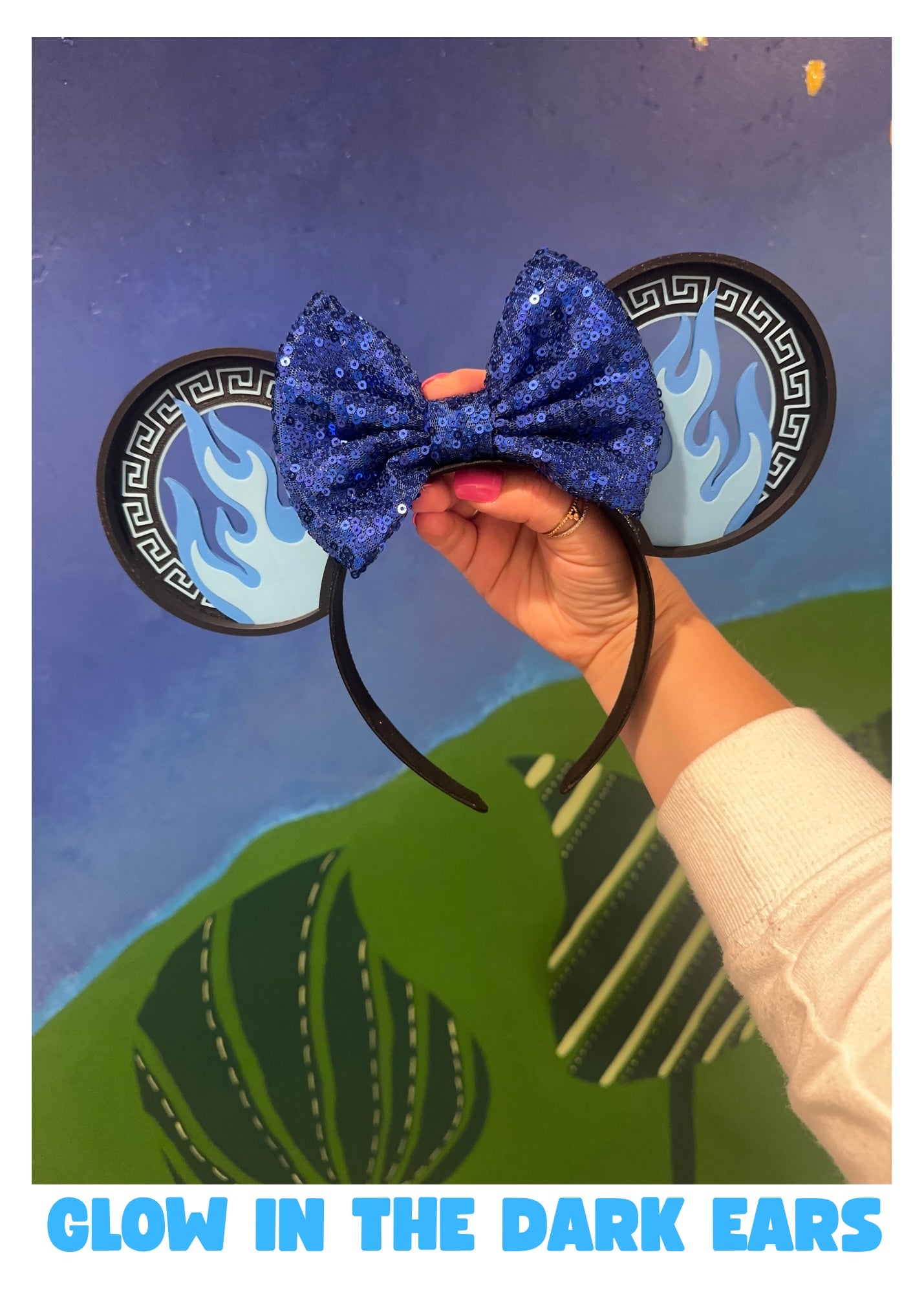 Lord of the Underworld Mouse Ears Headband - 3d printed