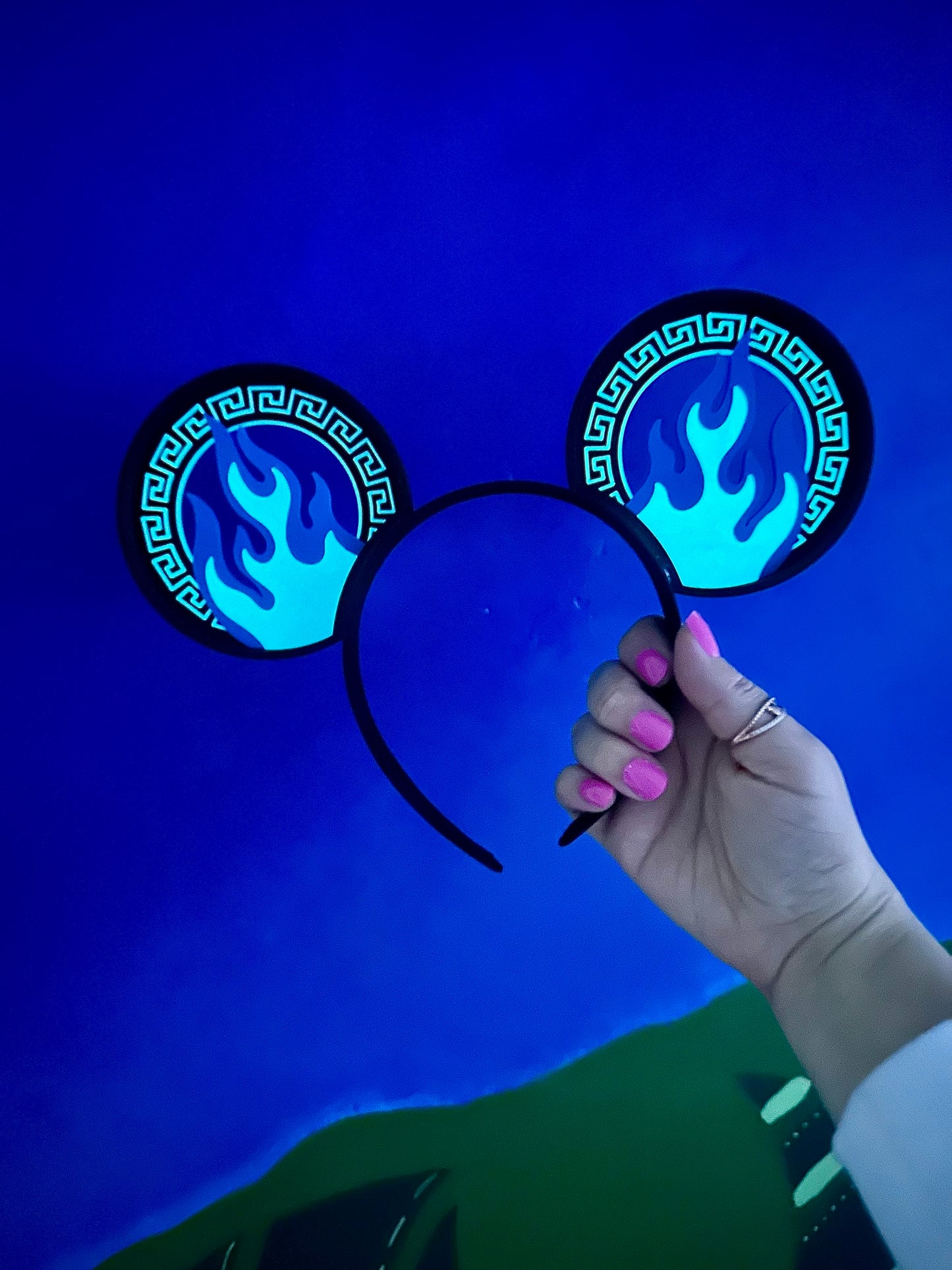 Lord of the Underworld Mouse Ears Headband - 3d printed