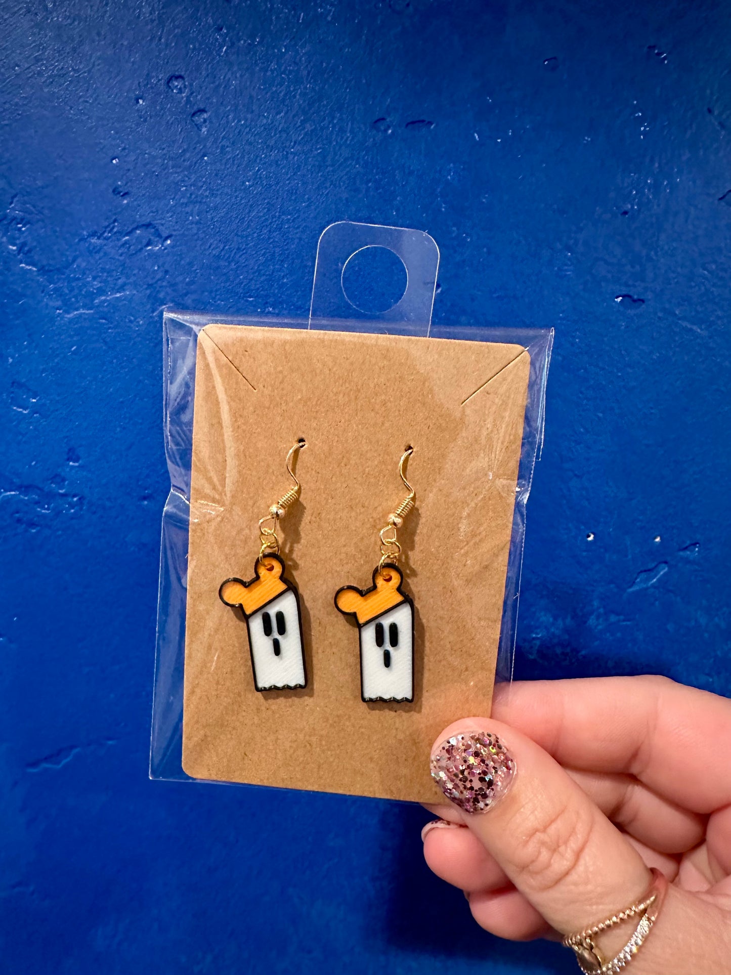 Happy Haunts Earrings - 3d printed
