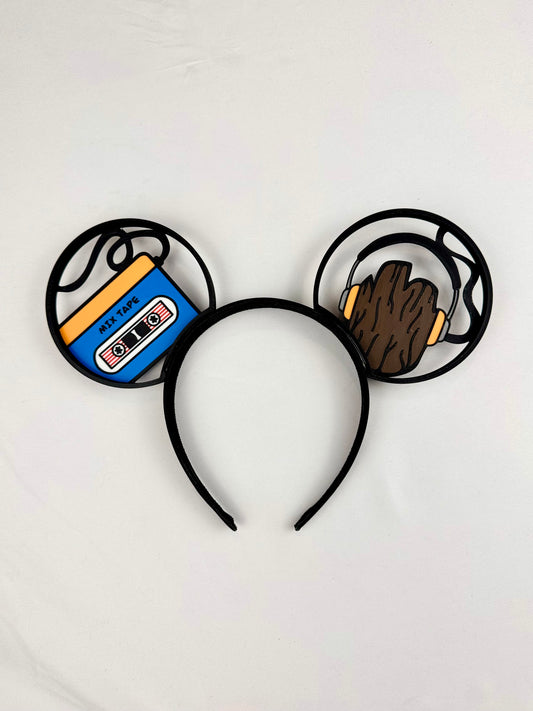 Mix Tape Mouse Ears Headband - 3d printed