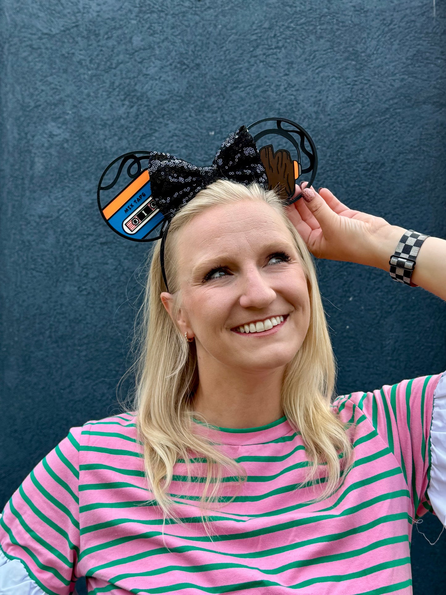 Mix Tape Mouse Ears Headband - 3d printed