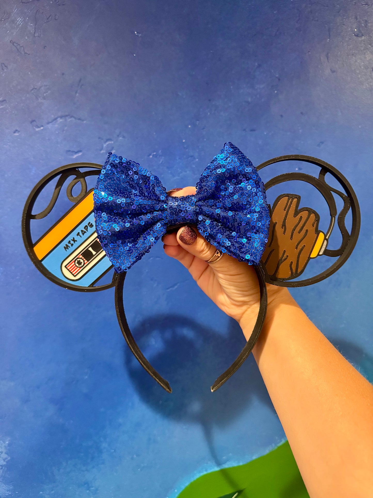 Mix Tape Mouse Ears Headband - 3d printed