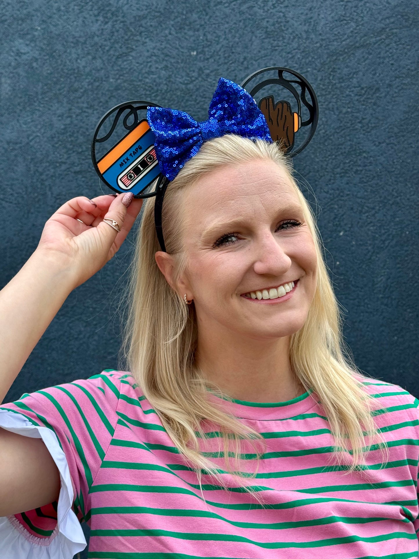 Mix Tape Mouse Ears Headband - 3d printed