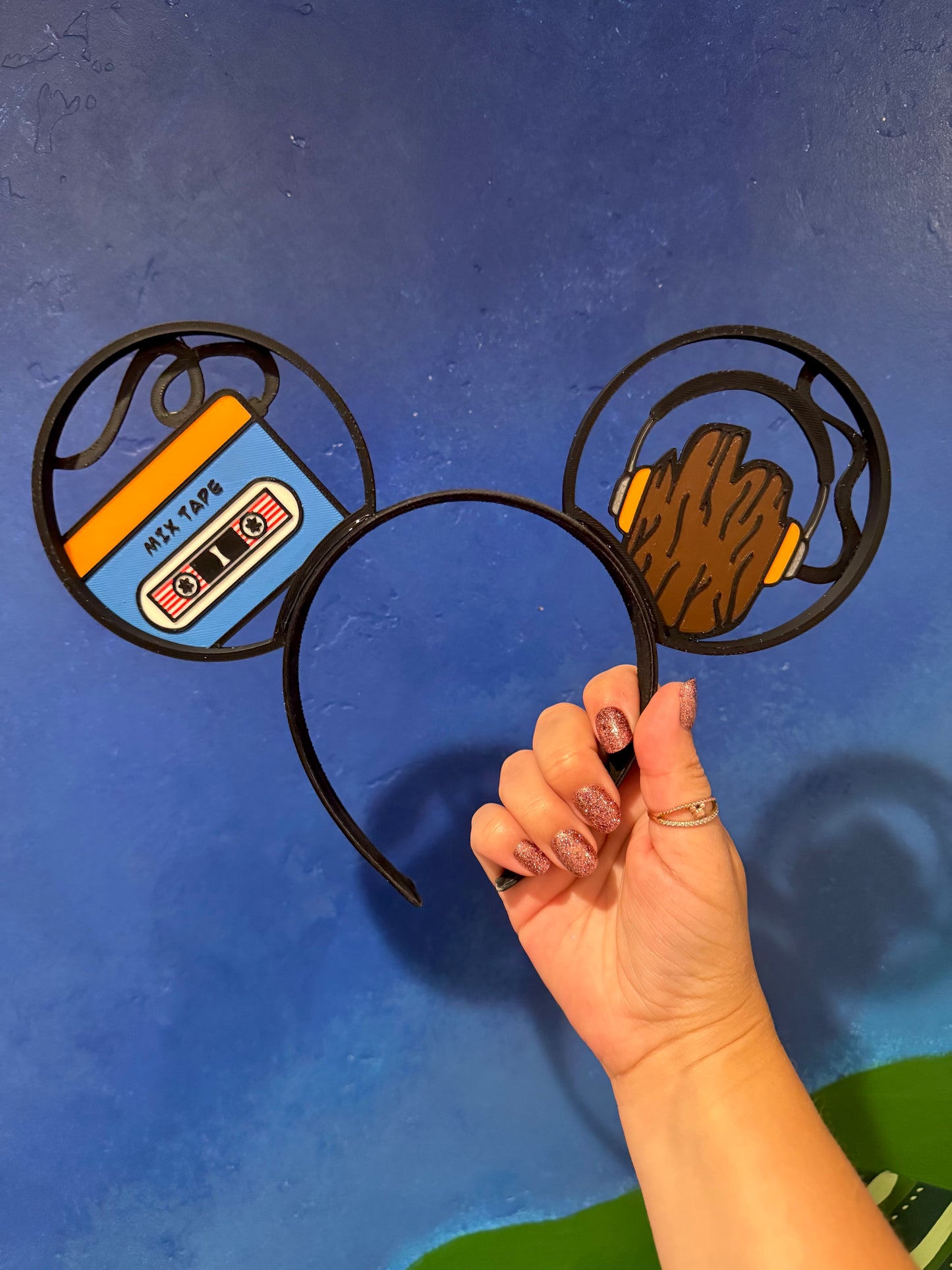Mix Tape Mouse Ears Headband - 3d printed
