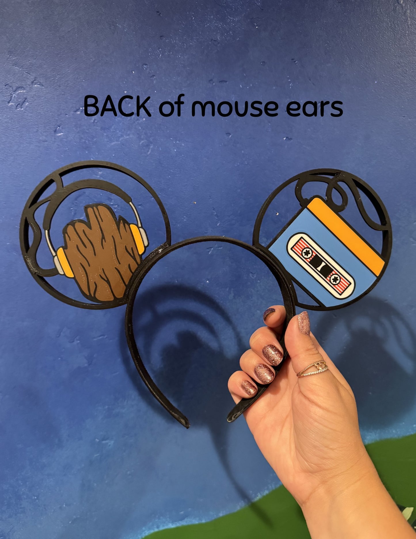 Mix Tape Mouse Ears Headband - 3d printed
