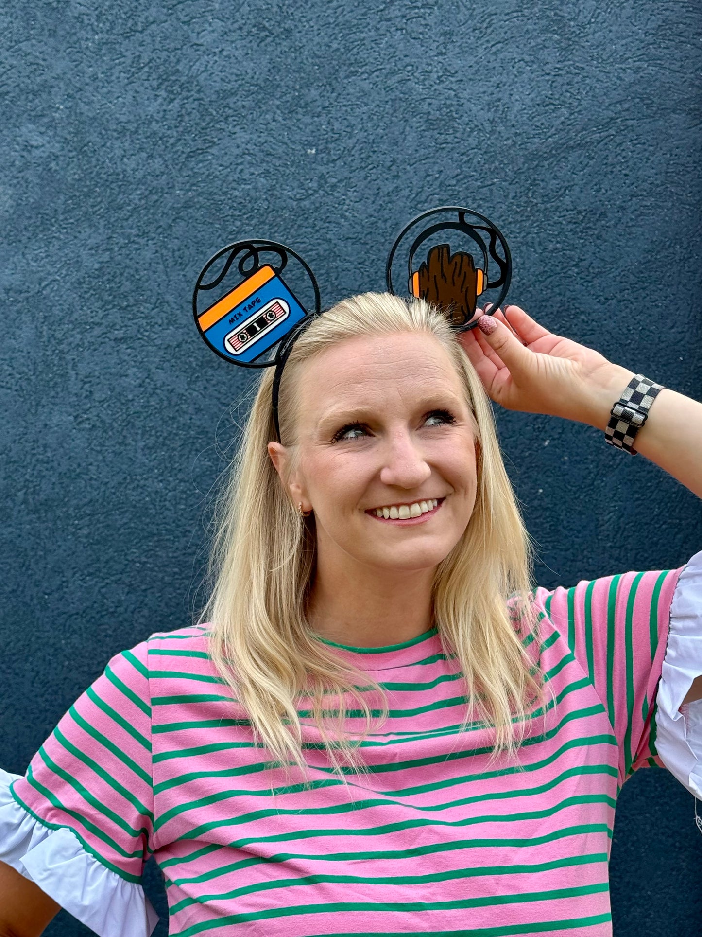 Mix Tape Mouse Ears Headband - 3d printed