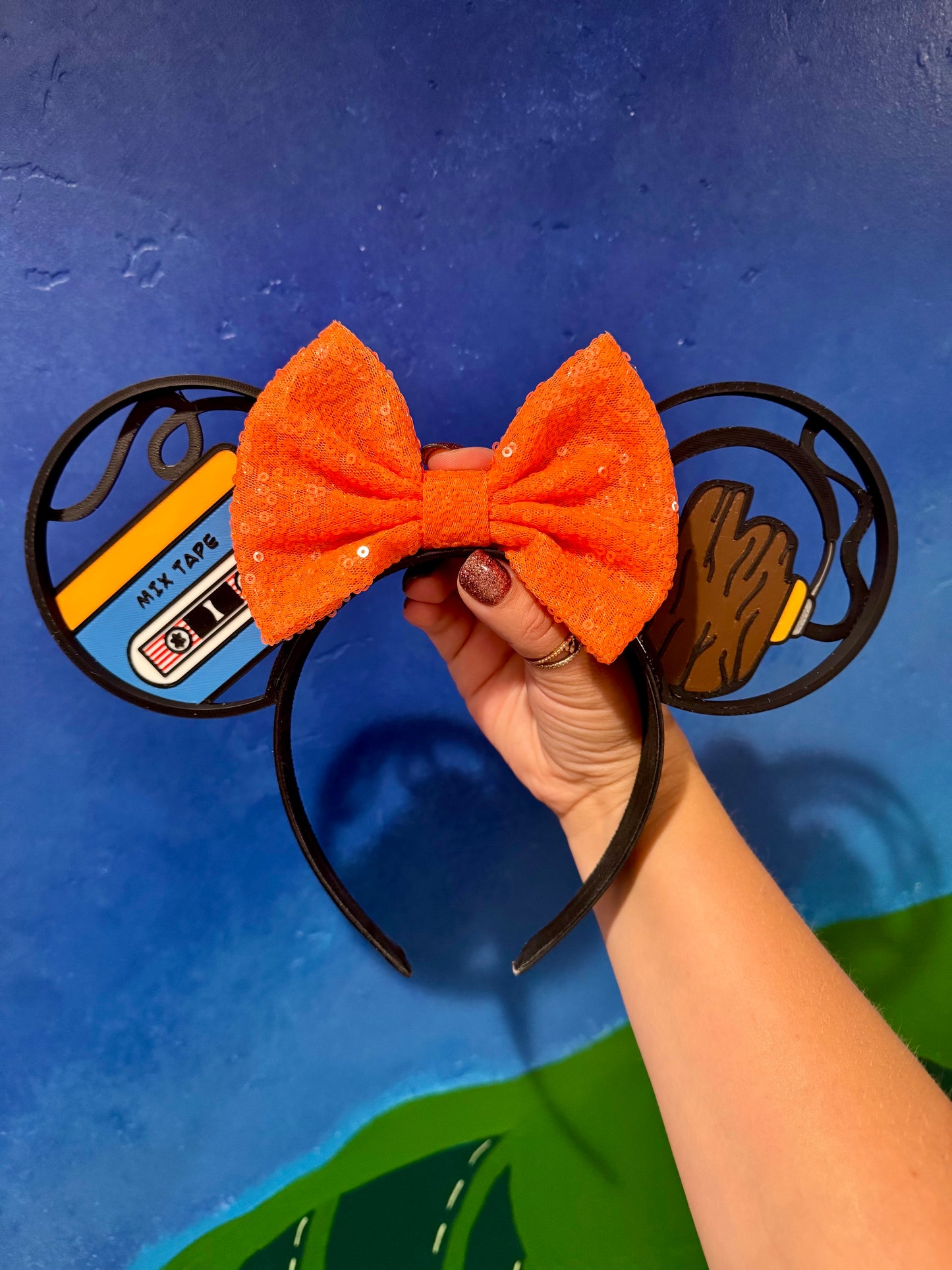 Mix Tape Mouse Ears Headband - 3d printed