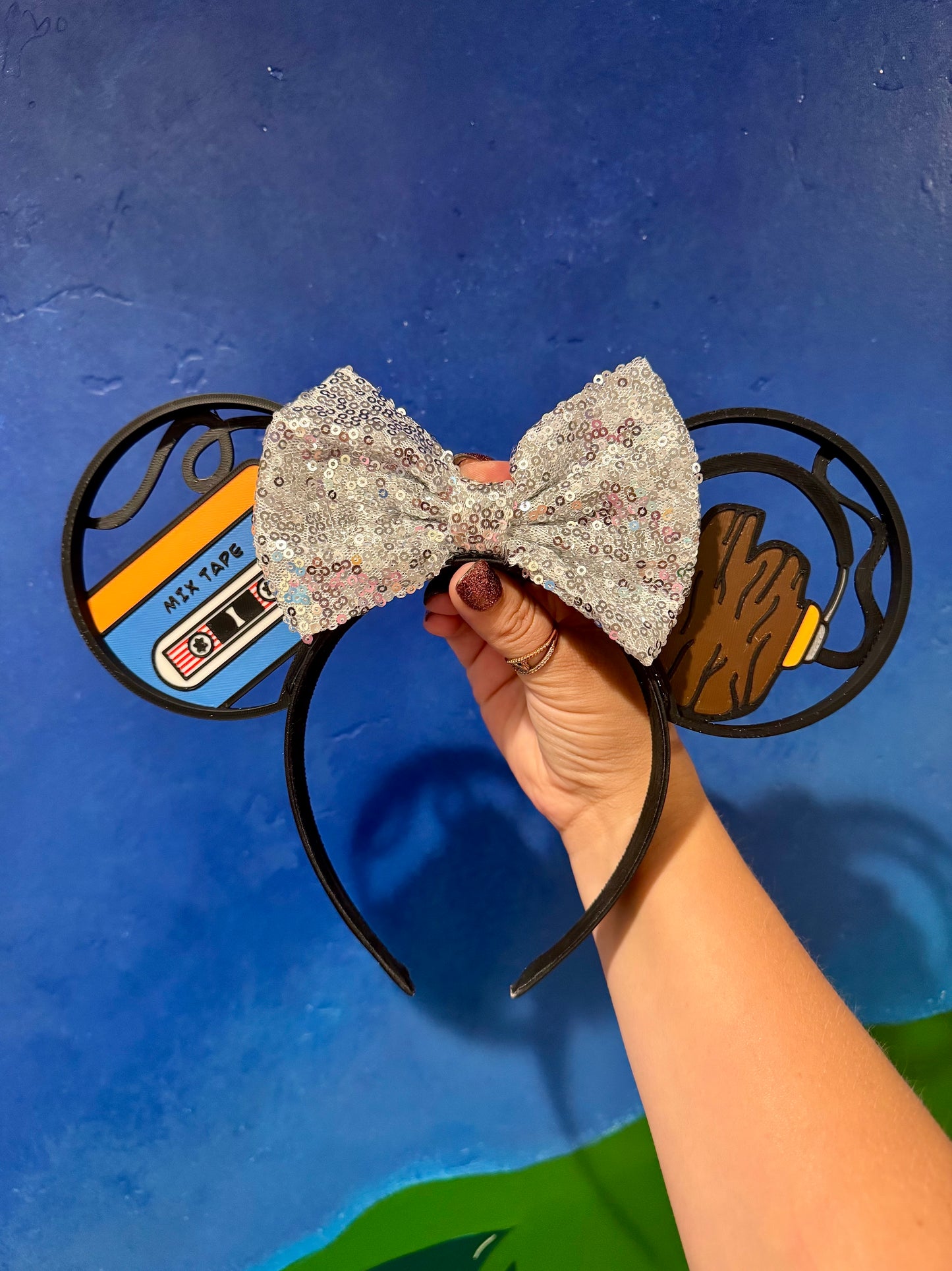 Mix Tape Mouse Ears Headband - 3d printed