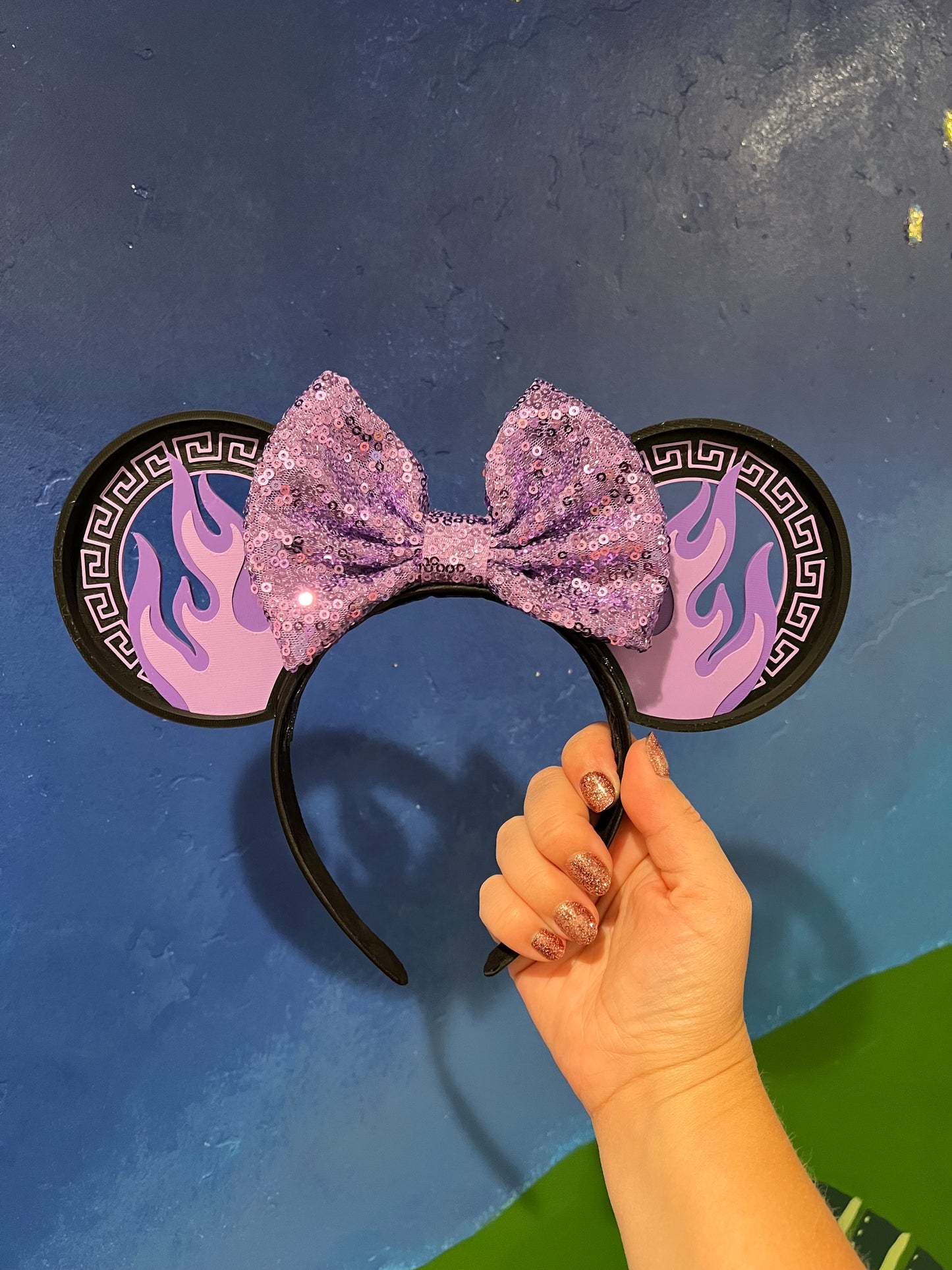 Lord of the Underworld Mouse Ears Headband - 3d printed