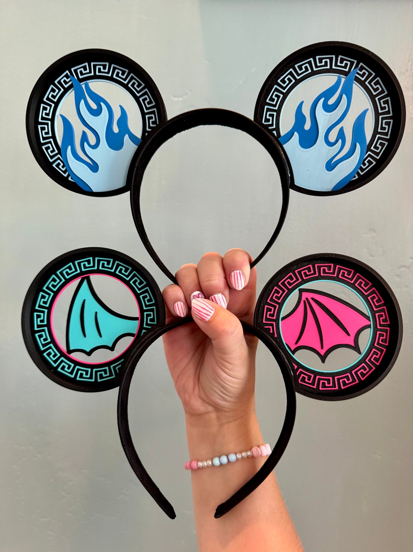 Lord of the Underworld Mouse Ears Headband - 3d printed