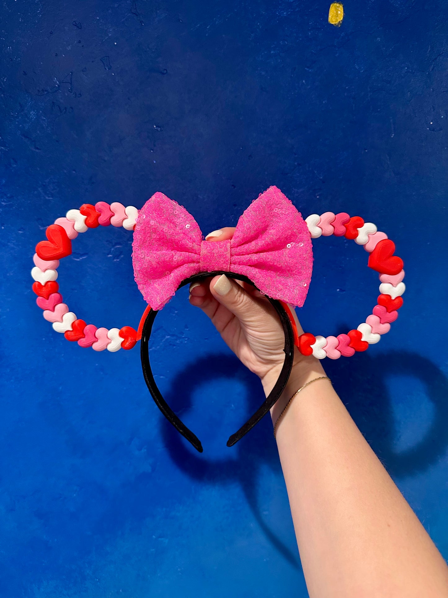 Heart Mouse Ears Headband - 3d printed