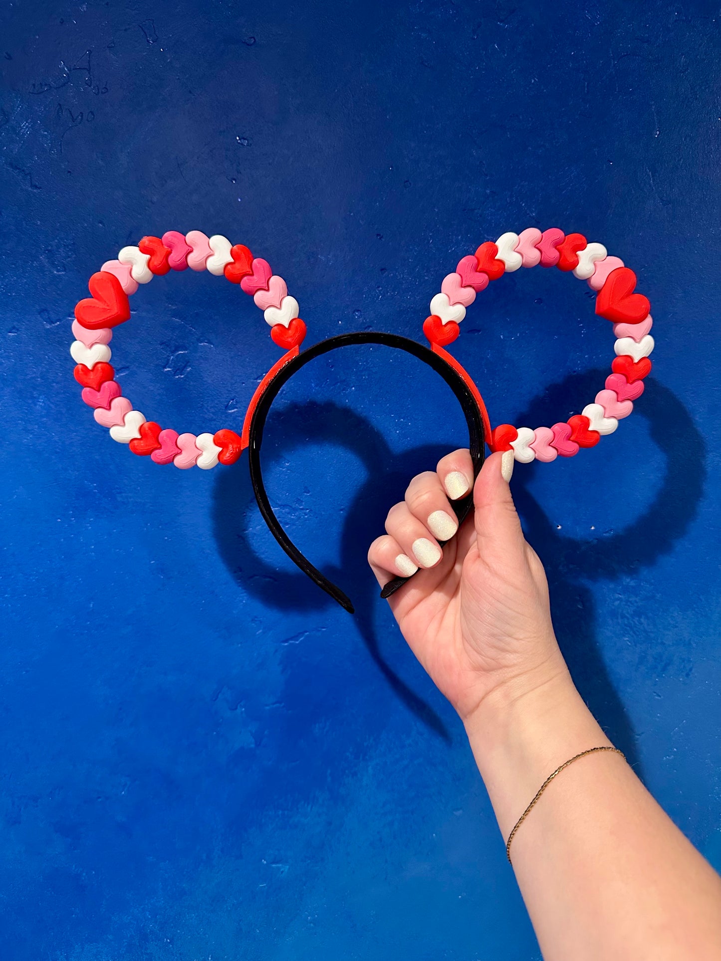 Heart Mouse Ears Headband - 3d printed