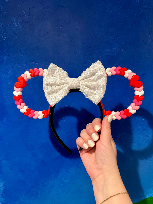 Heart Mouse Ears Headband - 3d printed