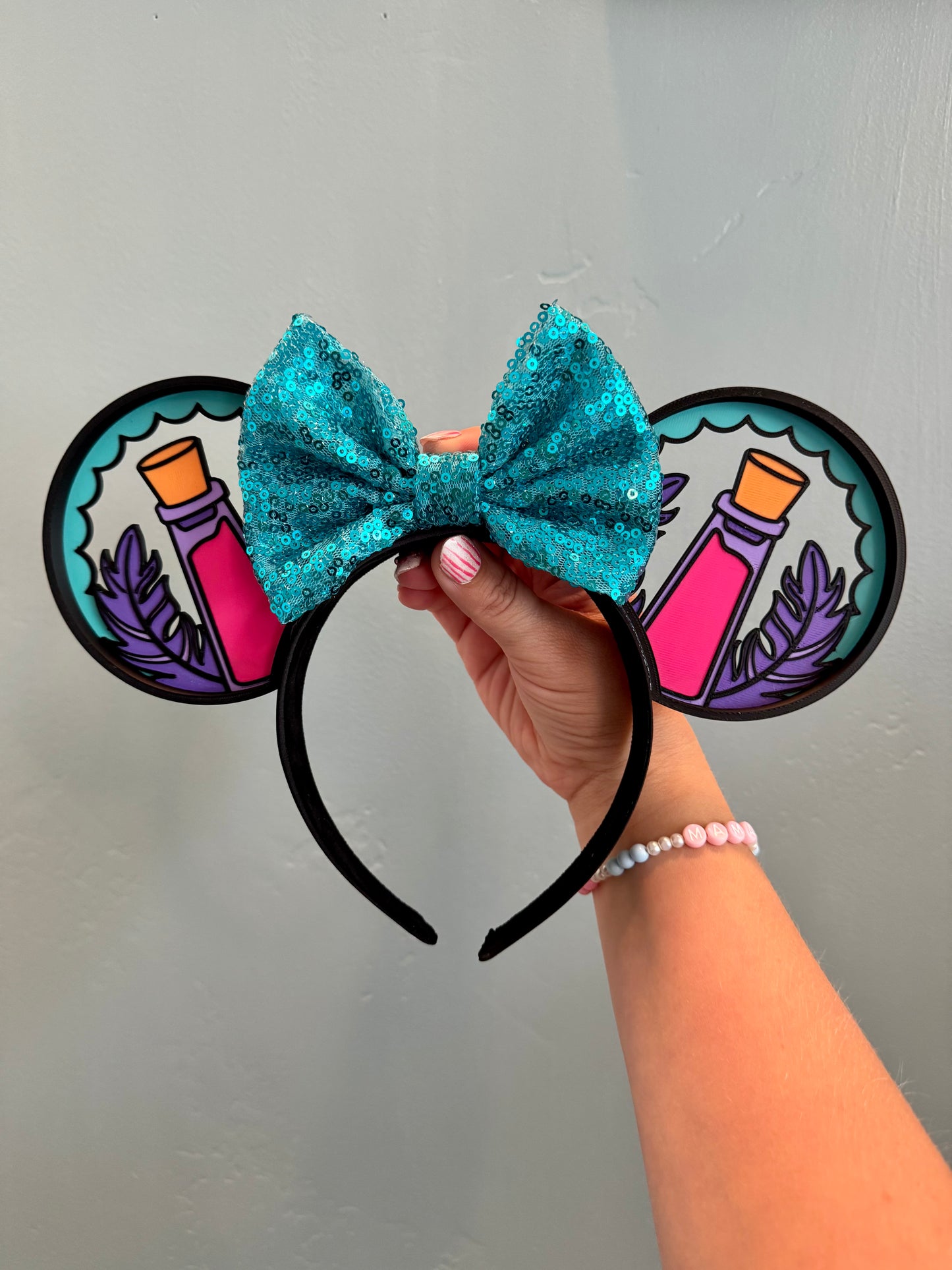 Pull The Lever Mouse Ears Headband - 3d printed