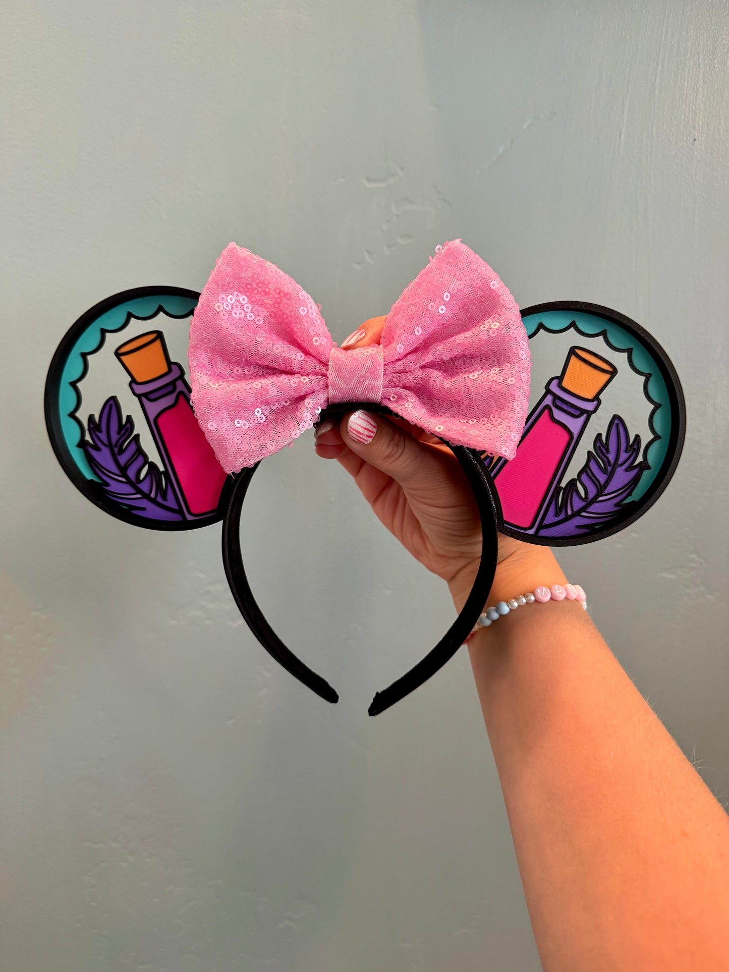 Pull The Lever Mouse Ears Headband - 3d printed