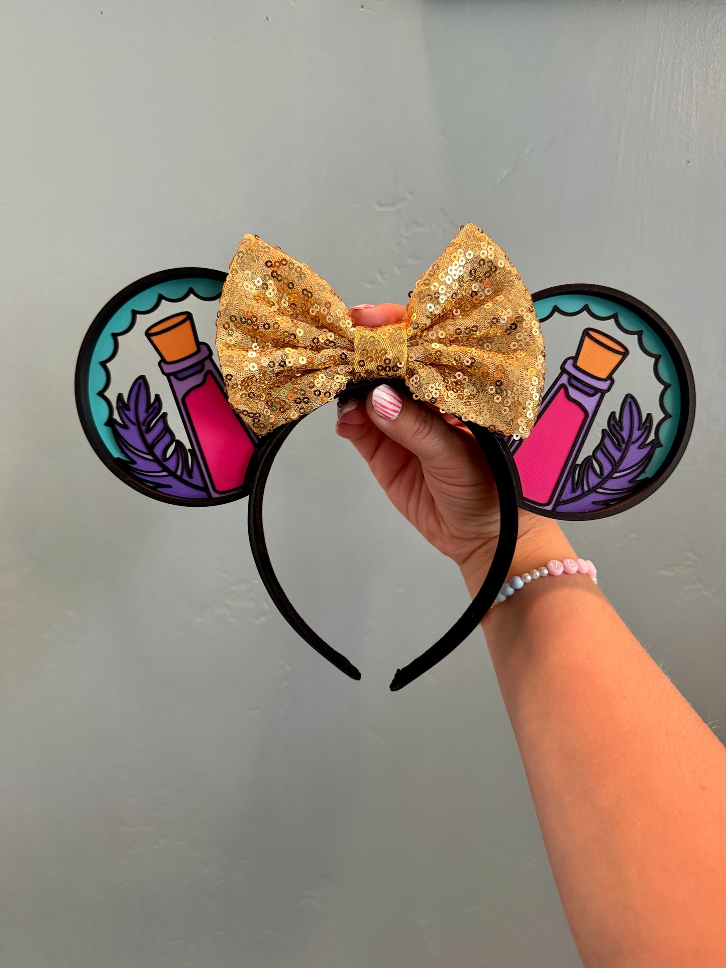Pull The Lever Mouse Ears Headband - 3d printed