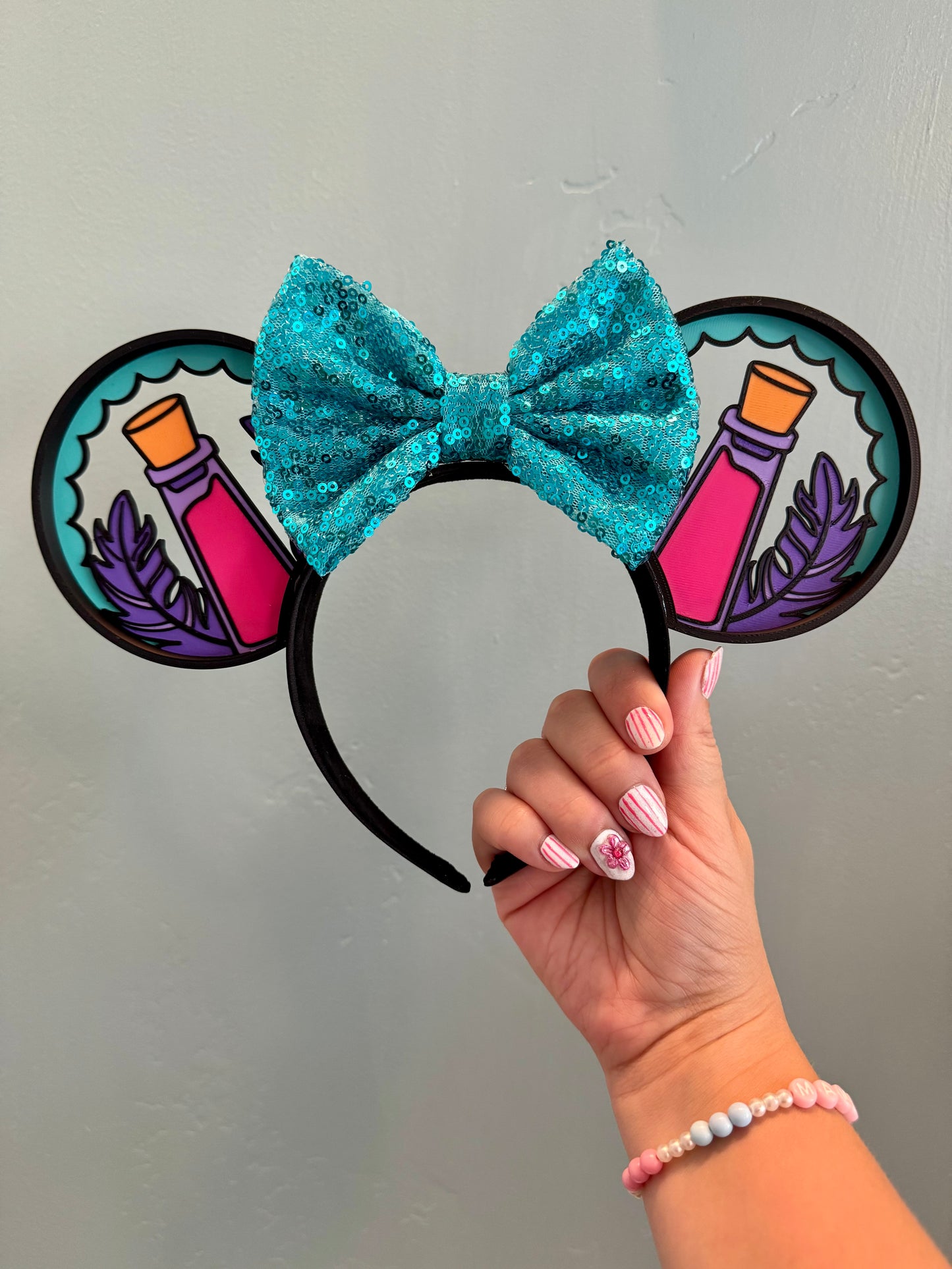 Pull The Lever Mouse Ears Headband - 3d printed