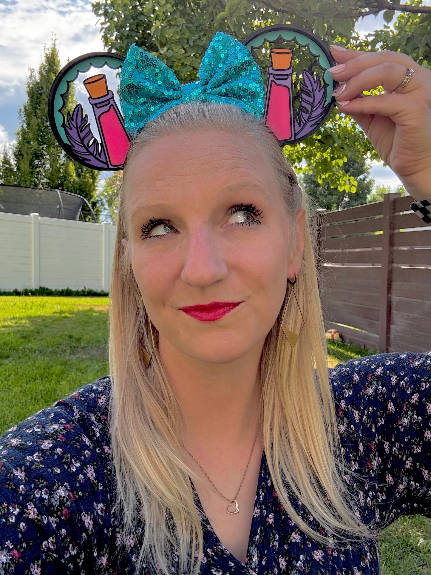 Pull The Lever Mouse Ears Headband - 3d printed