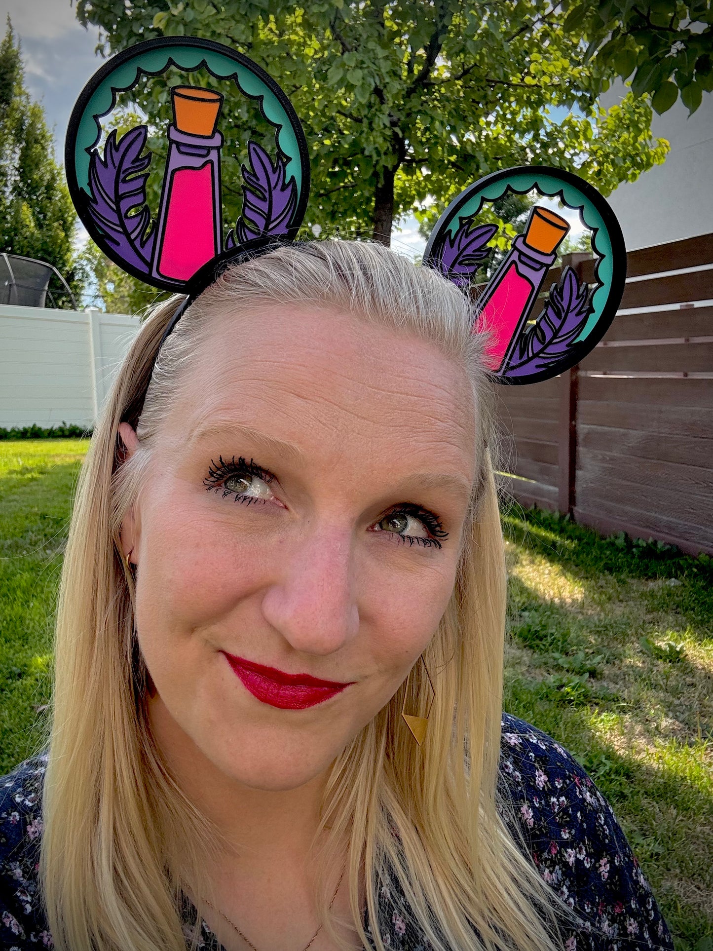 Pull The Lever Mouse Ears Headband - 3d printed