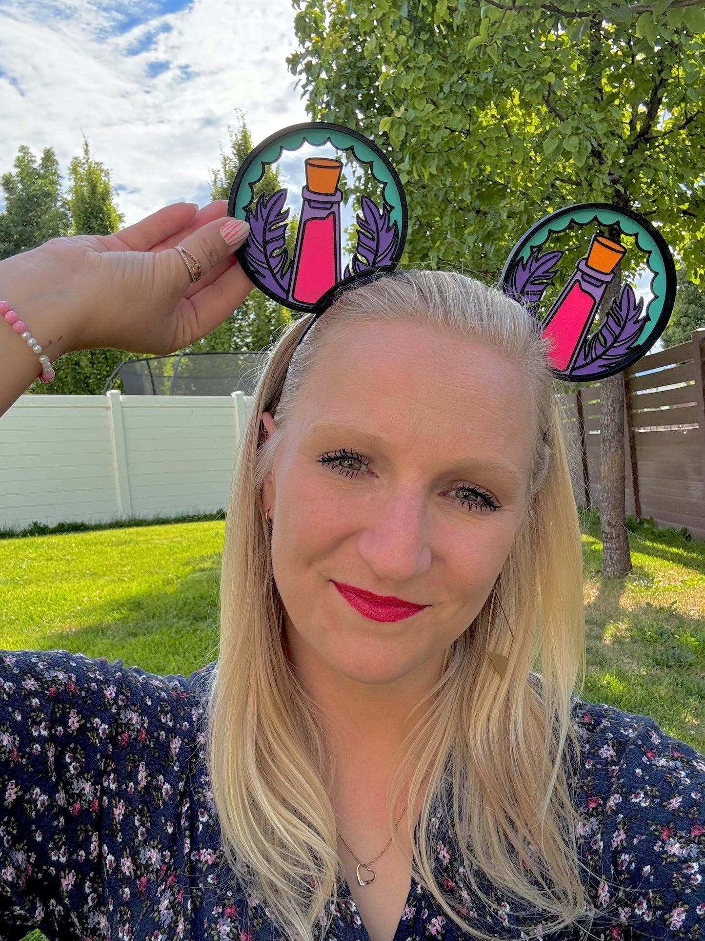 Pull The Lever Mouse Ears Headband - 3d printed