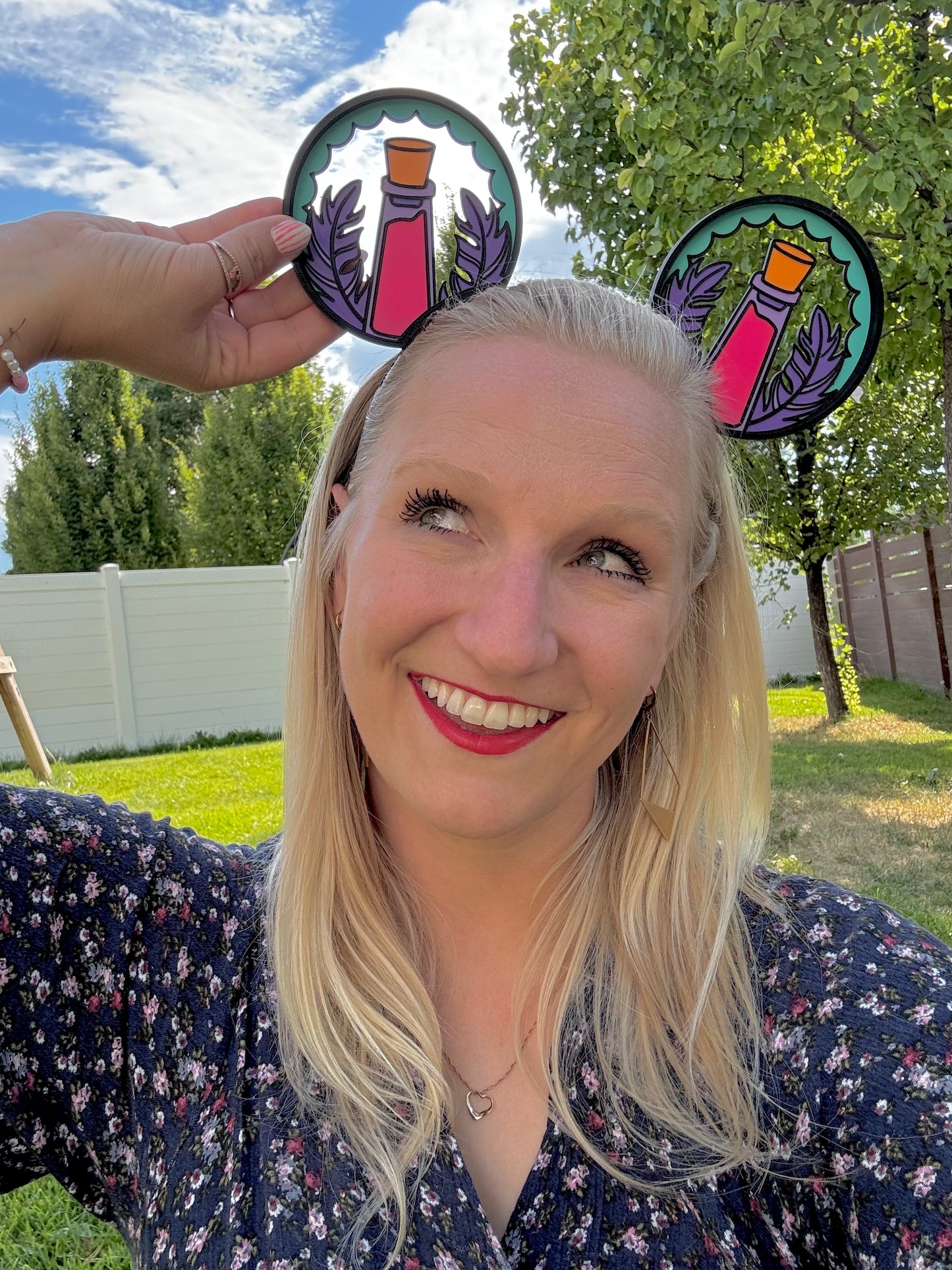 Pull The Lever Mouse Ears Headband - 3d printed
