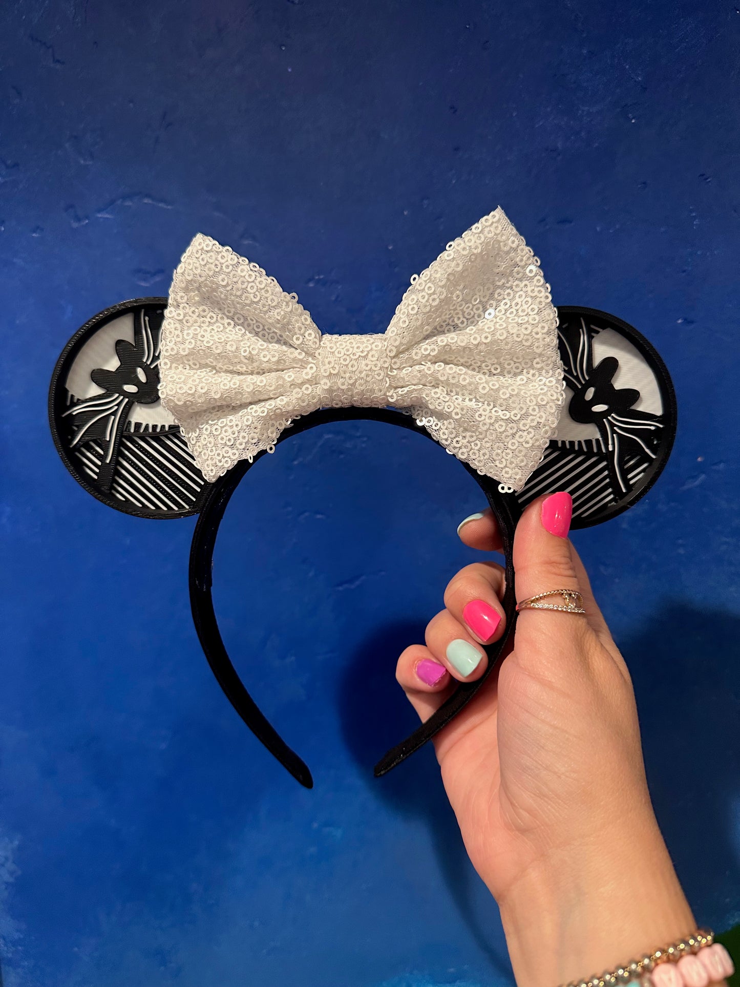 KID Pumpkin King Mouse Ears Headband - 3d printed
