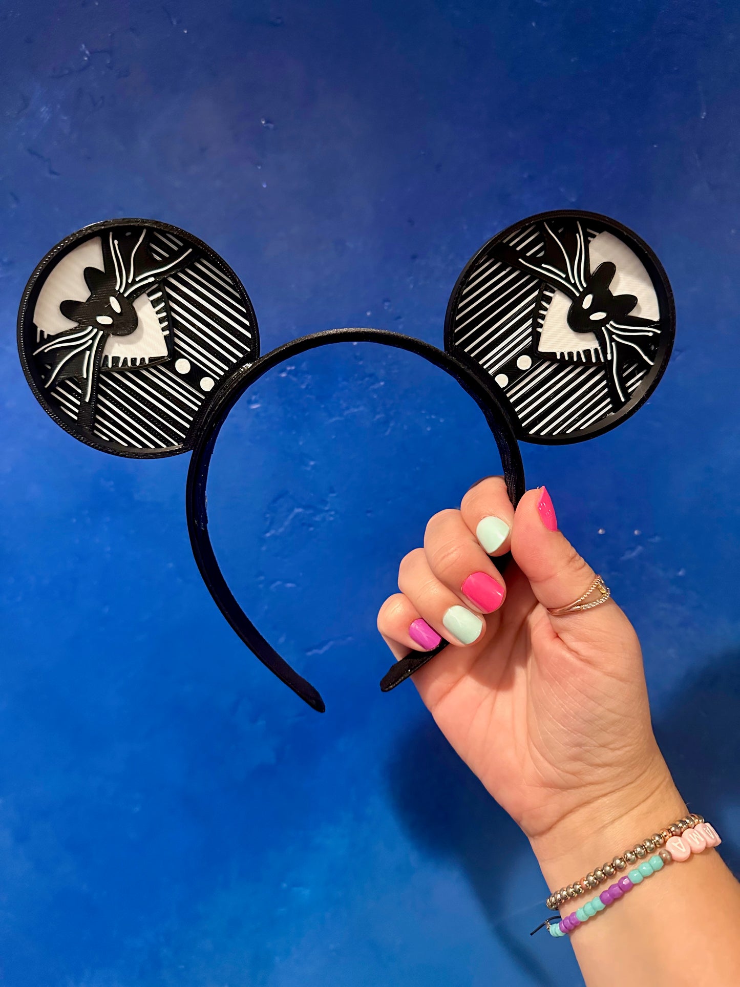 KID Pumpkin King Mouse Ears Headband - 3d printed