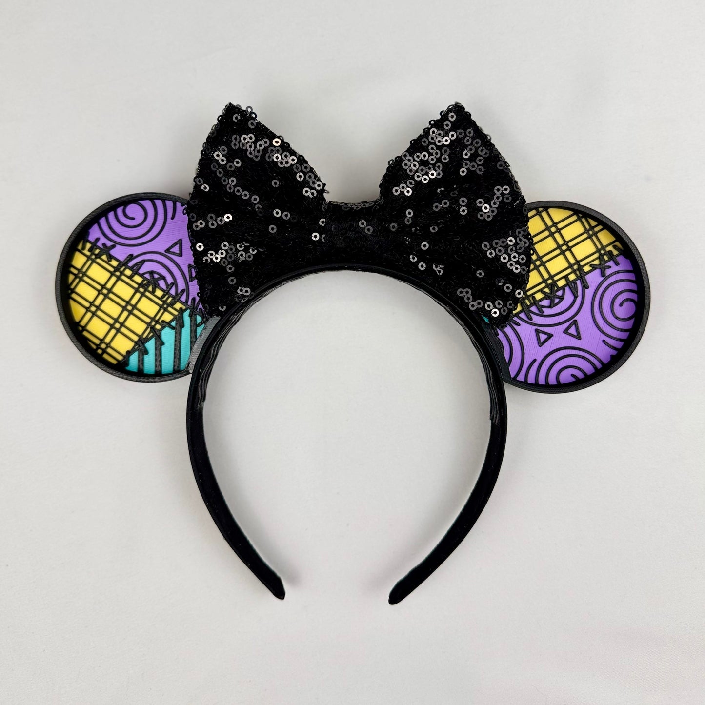 KID Patchwork Princess Mouse Ears Headband - 3d printed