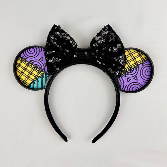 KID Patchwork Princess Mouse Ears Headband - 3d printed