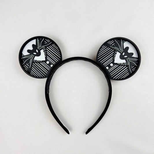 KID Pumpkin King Mouse Ears Headband - 3d printed