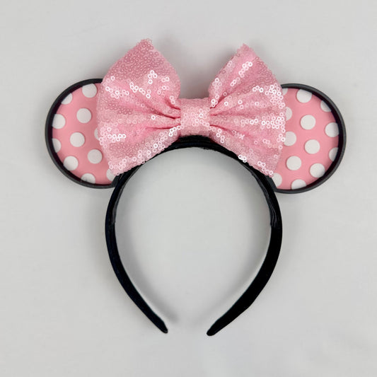 KIDS Polka Dot Mouse Ears Headband - 3d printed - many colors available