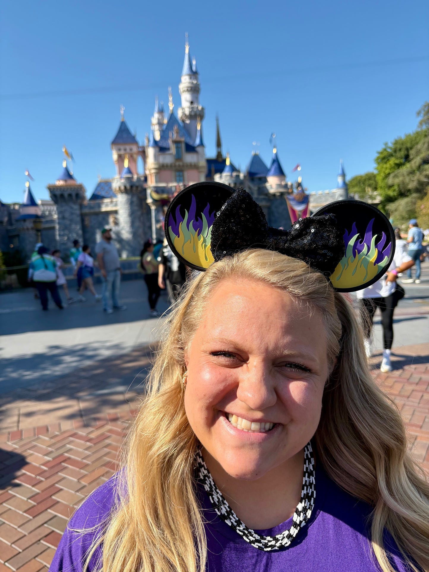 Dragon Fire Mouse Ears Headband - 3d printed