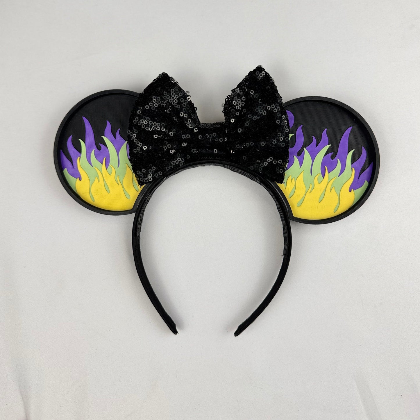 Dragon Fire Mouse Ears Headband - 3d printed