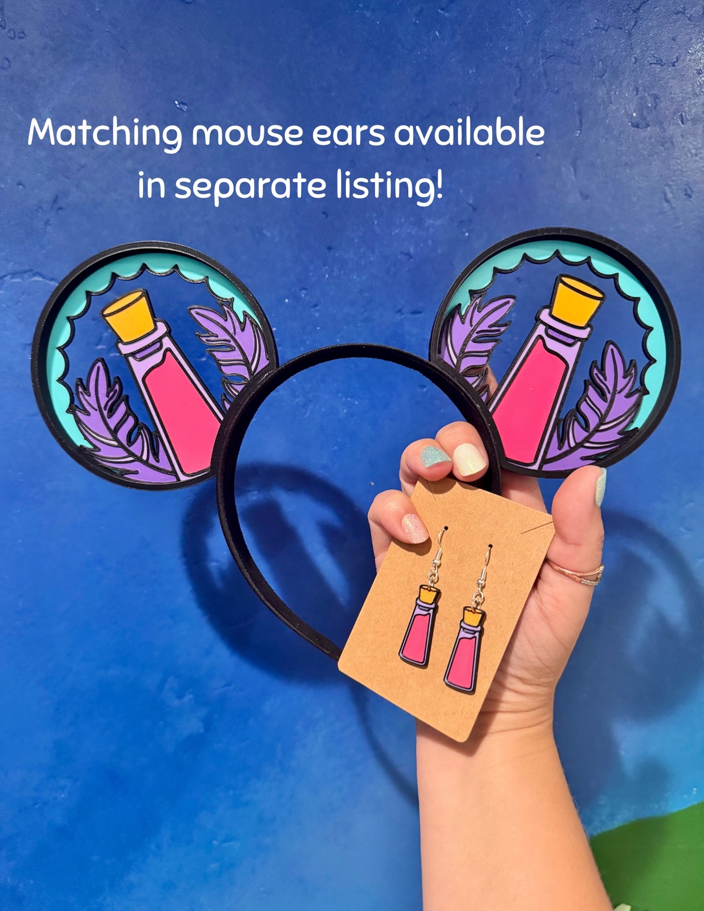 Pull The Lever earrings - 3d printed