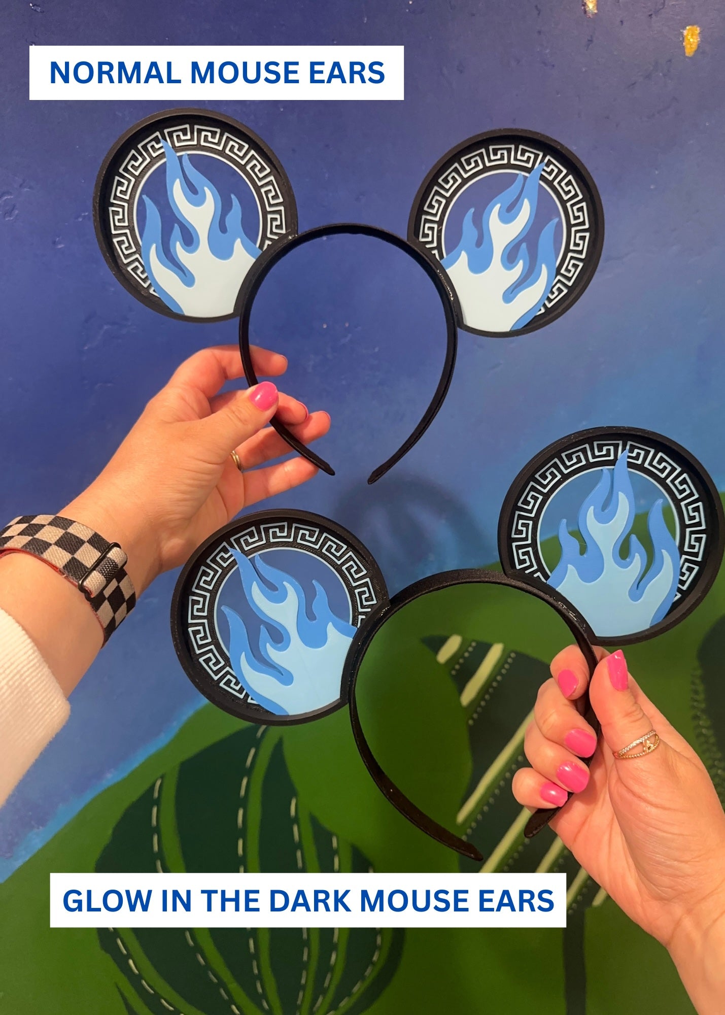 Lord of the Underworld Mouse Ears Headband - 3d printed