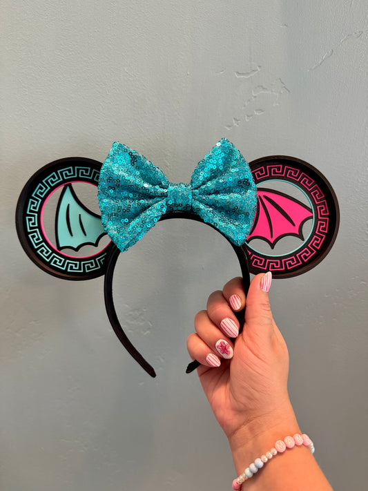Lord of the Underworld Minions Mouse Ears Headband - 3d printed